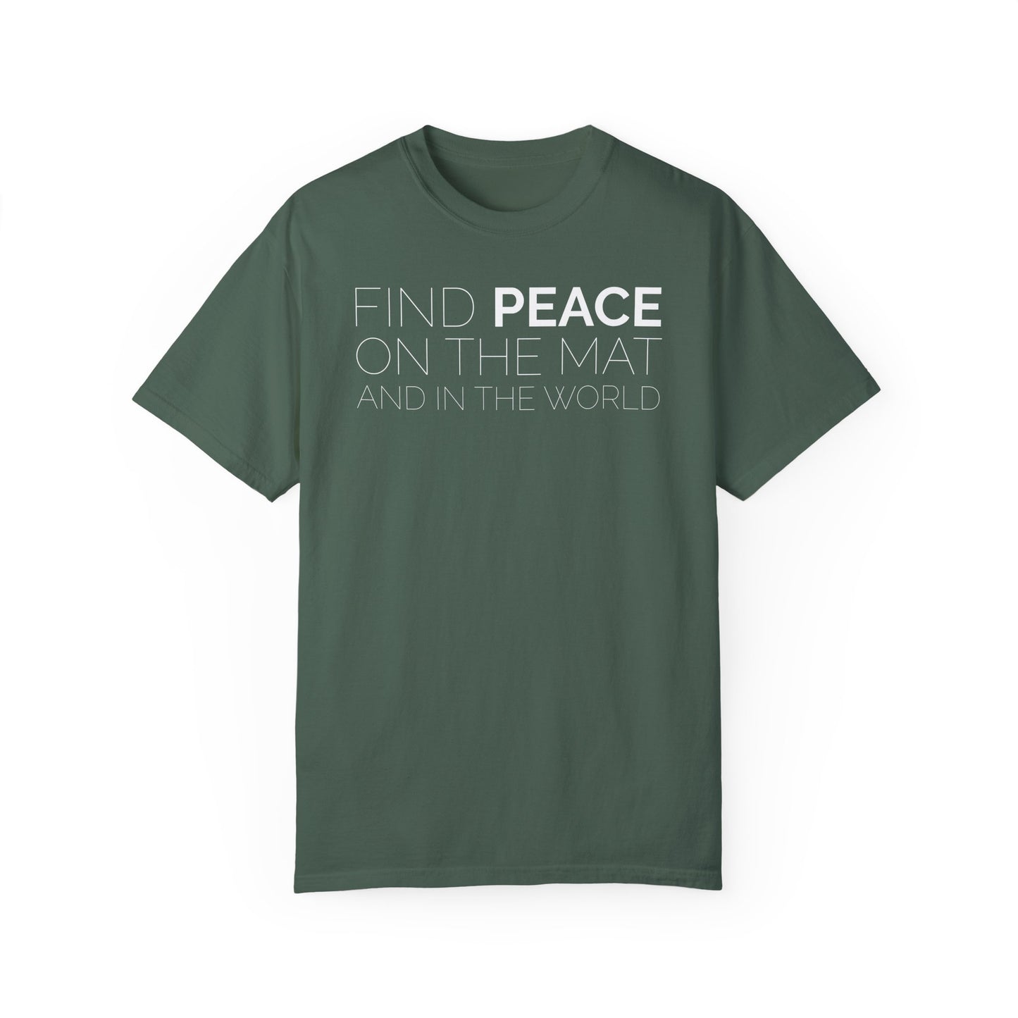 Oklahoma Yoga - Comfort Colors Unisex Tee with Backside Logo