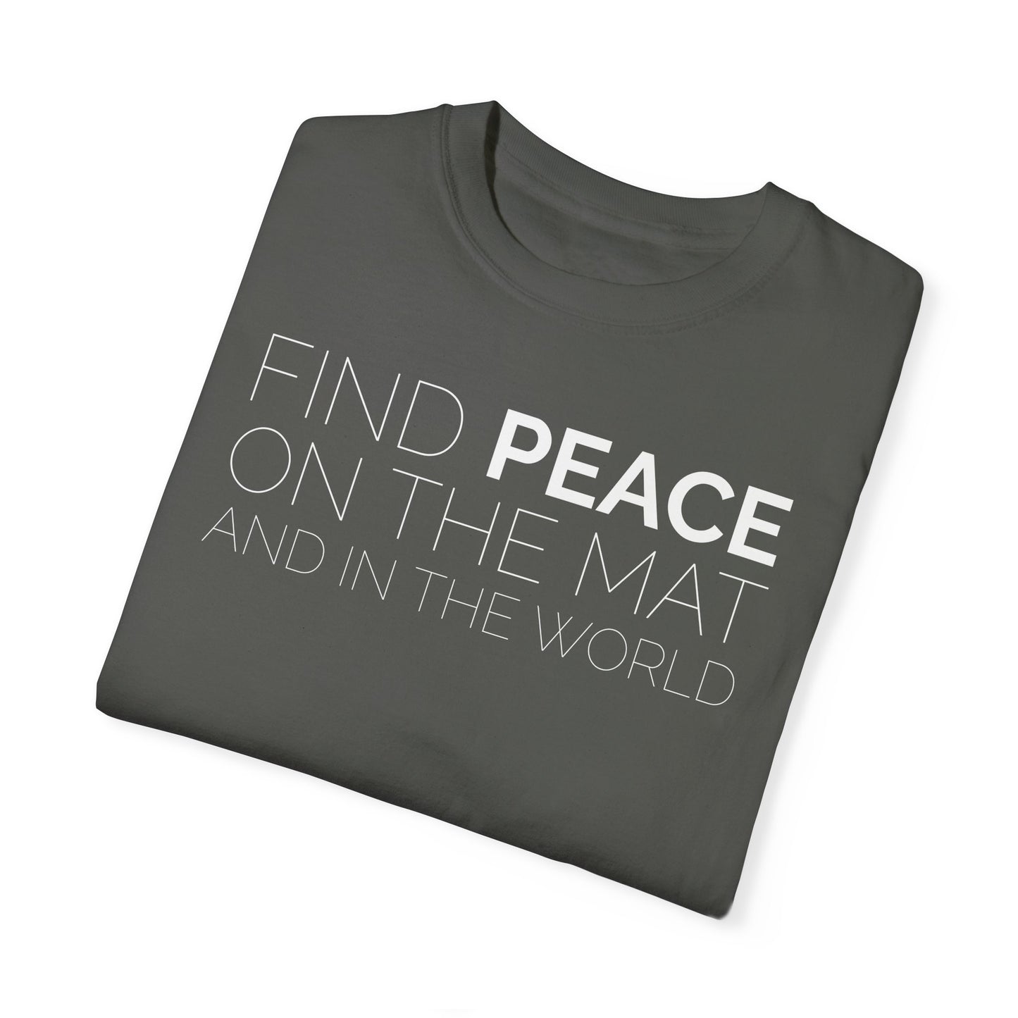 Oklahoma Yoga - Comfort Colors Unisex Tee with Backside Logo
