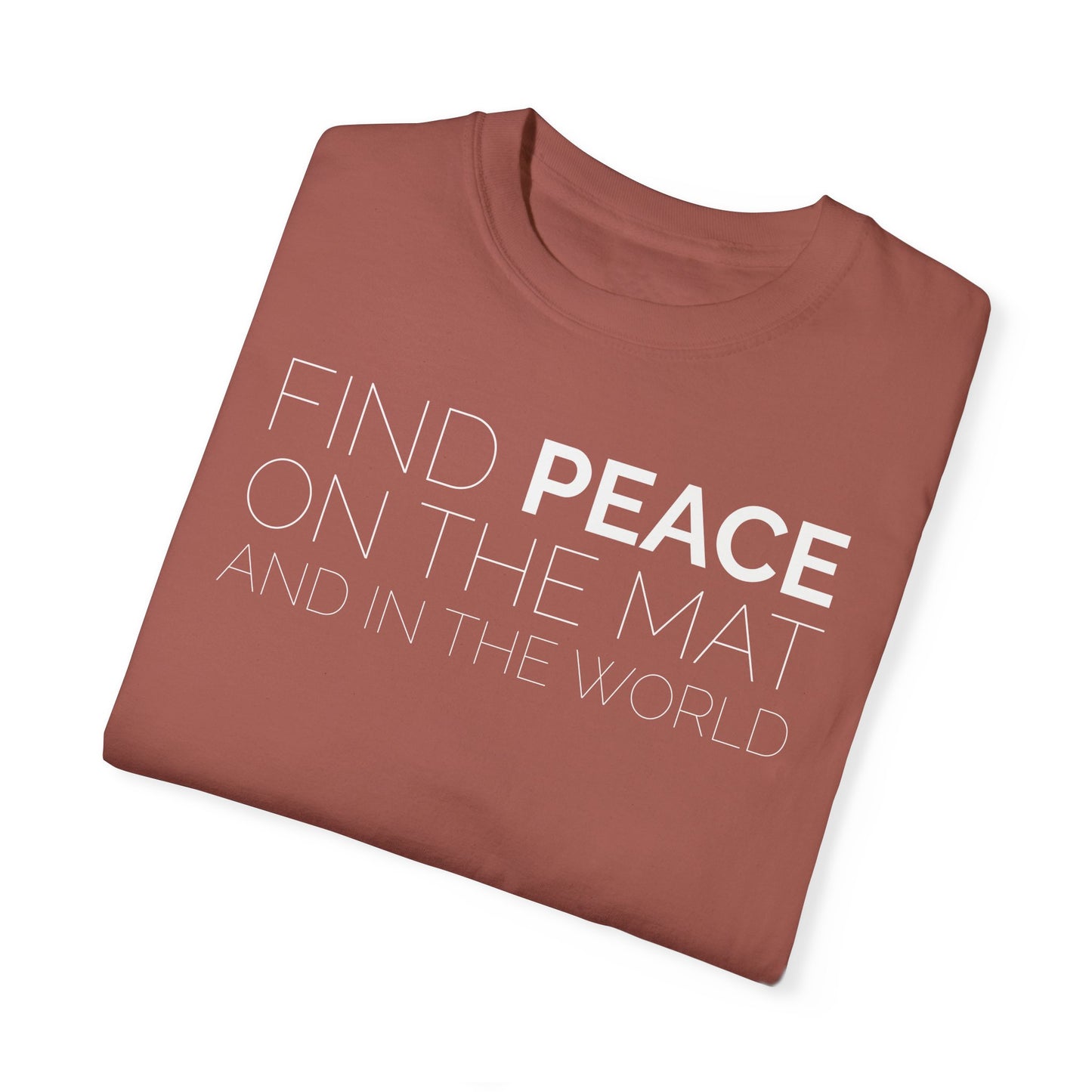 Oklahoma Yoga - Comfort Colors Unisex Tee with Backside Logo