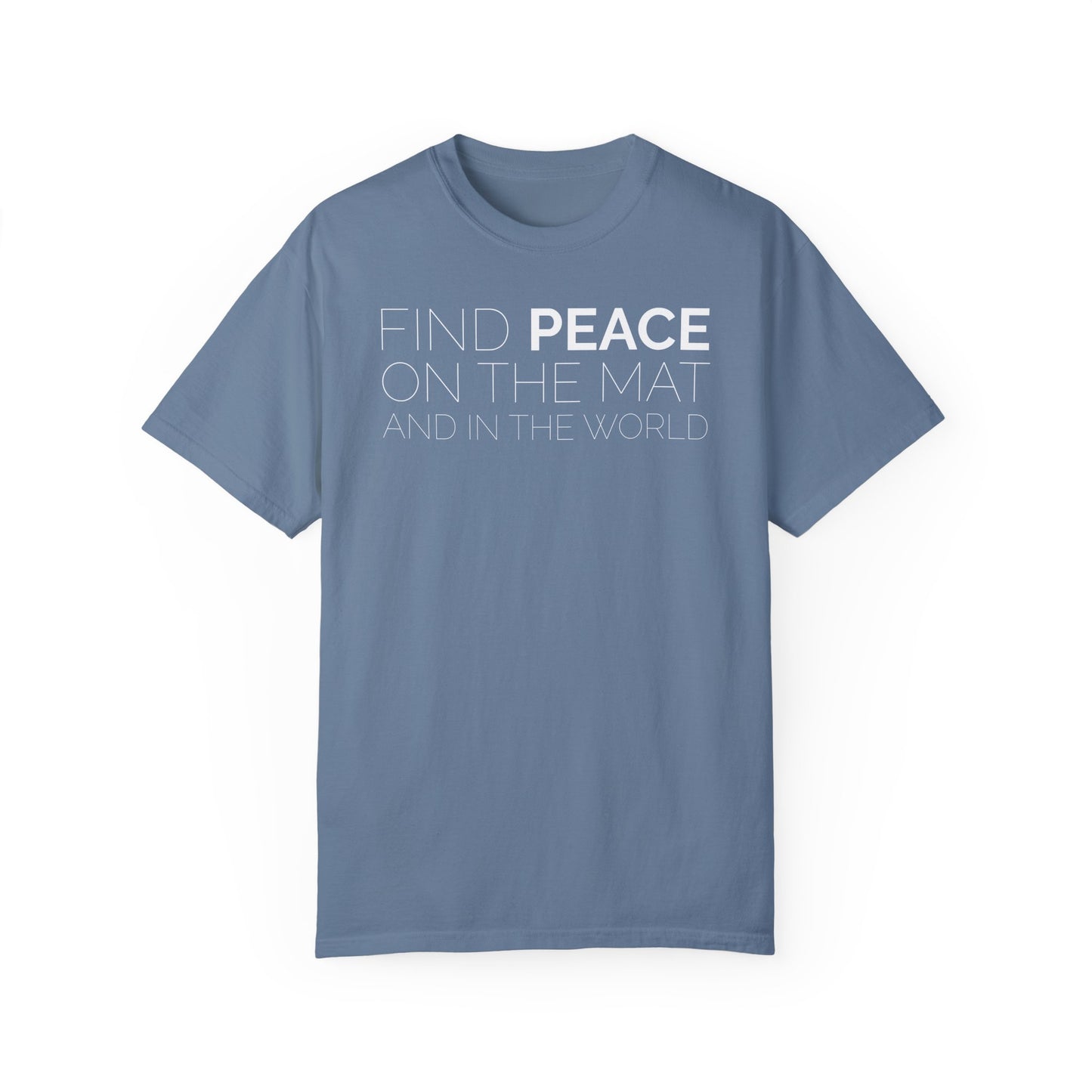 Oklahoma Yoga - Comfort Colors Unisex Tee with Backside Logo