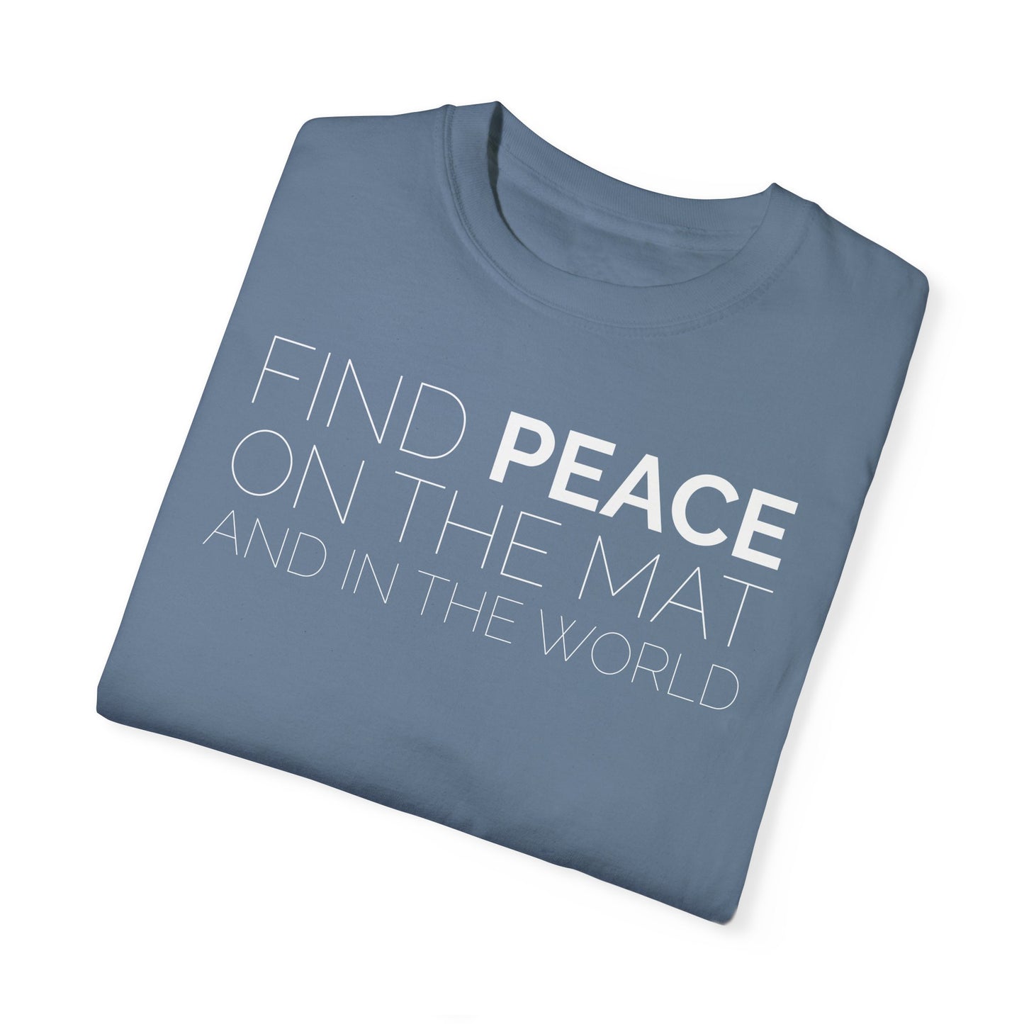 Oklahoma Yoga - Comfort Colors Unisex Tee with Backside Logo