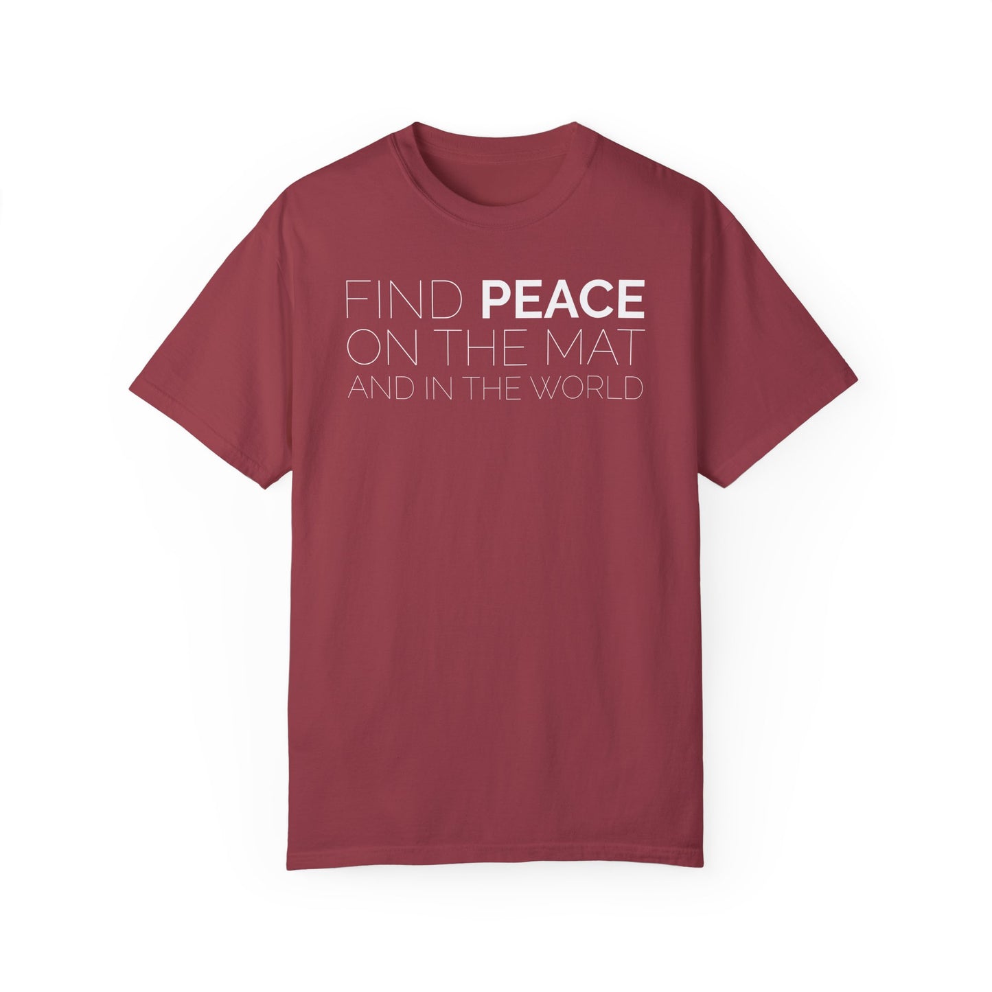 Oklahoma Yoga - Comfort Colors Unisex Tee with Backside Logo