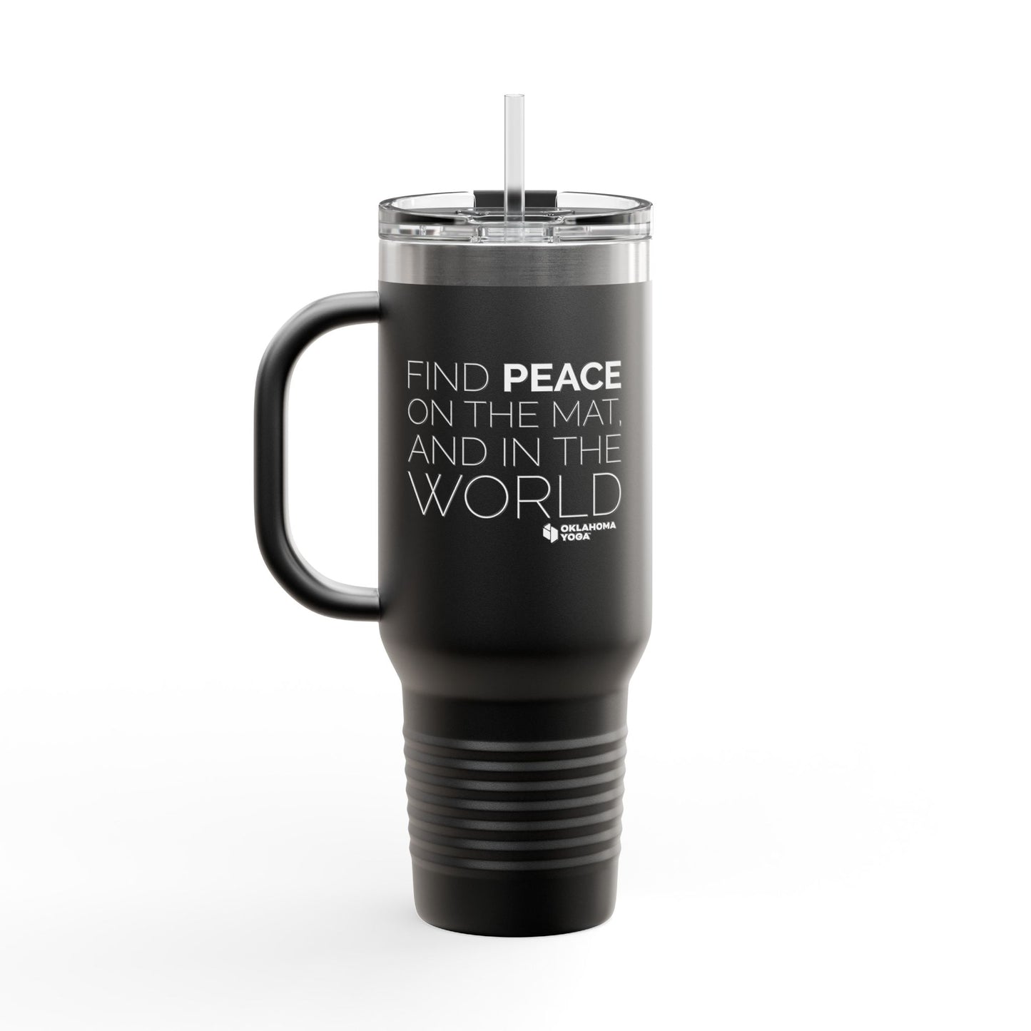 Oklahoma Yoga - Insulated Travel Mug, 40oz