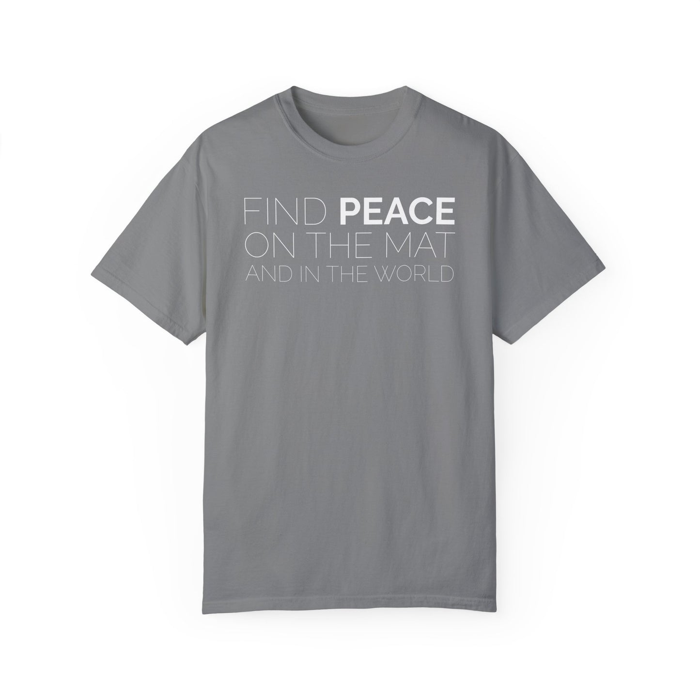 Oklahoma Yoga - Comfort Colors Unisex Tee with Backside Logo