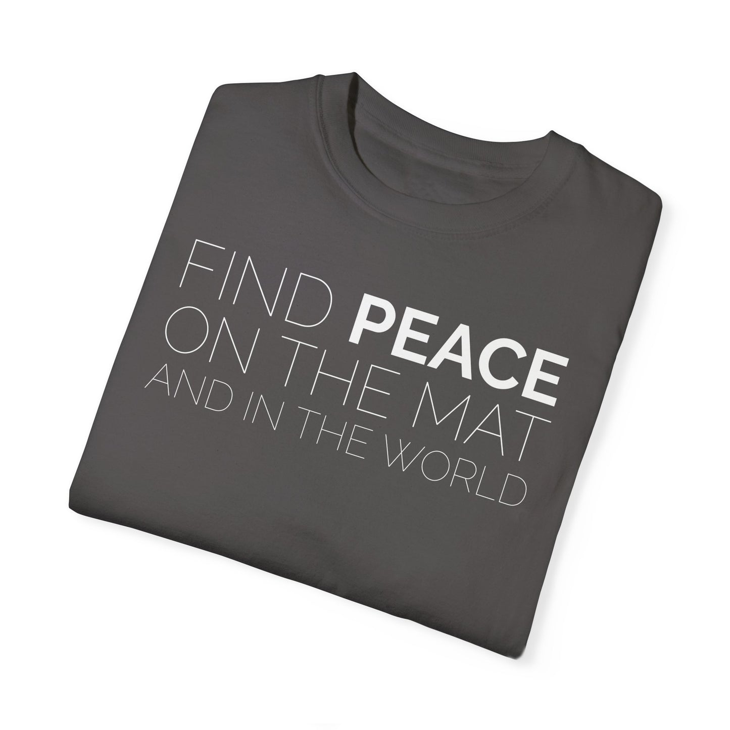 Oklahoma Yoga - Comfort Colors Unisex Tee with Backside Logo