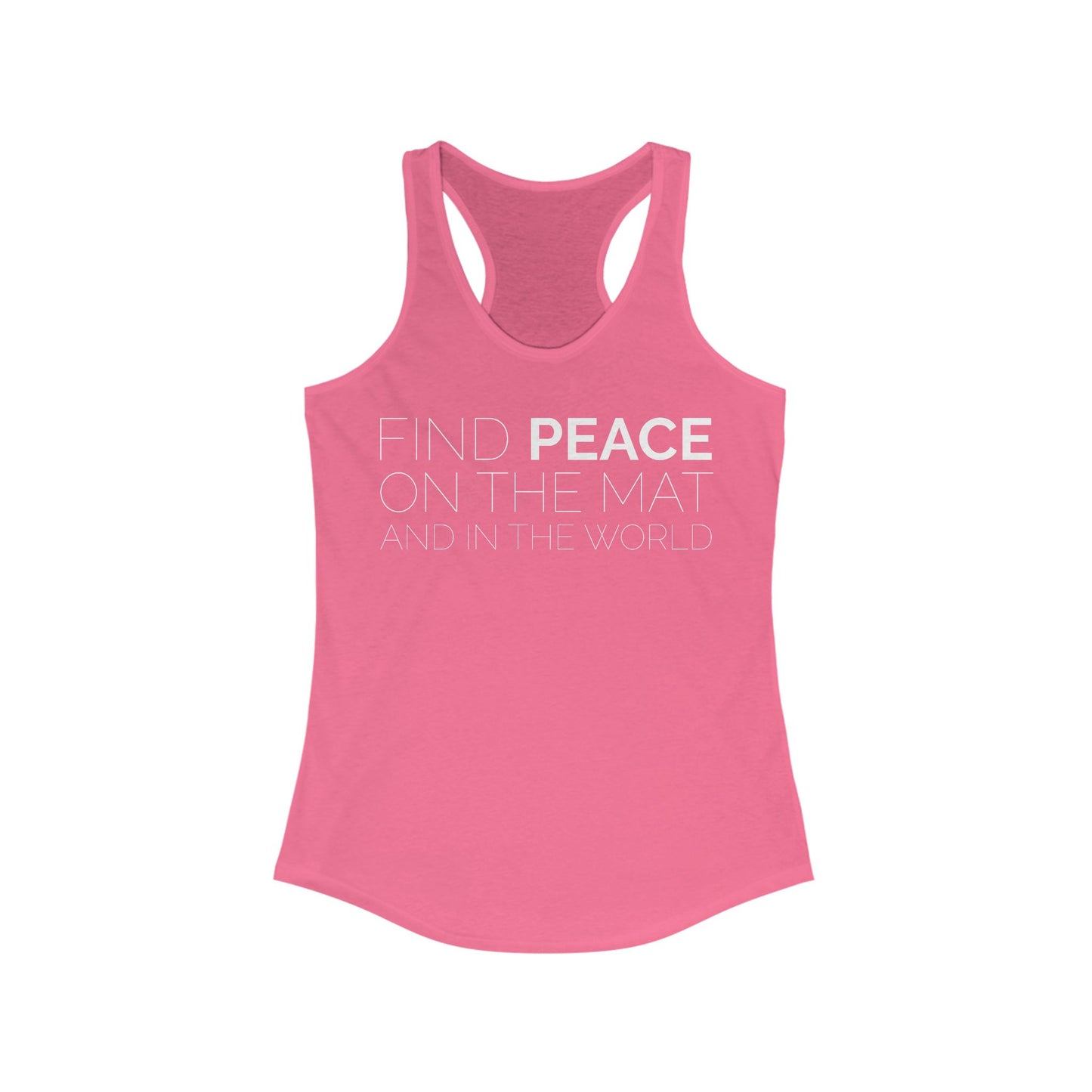 Oklahoma Yoga - Women's Fitted Racerback Tank