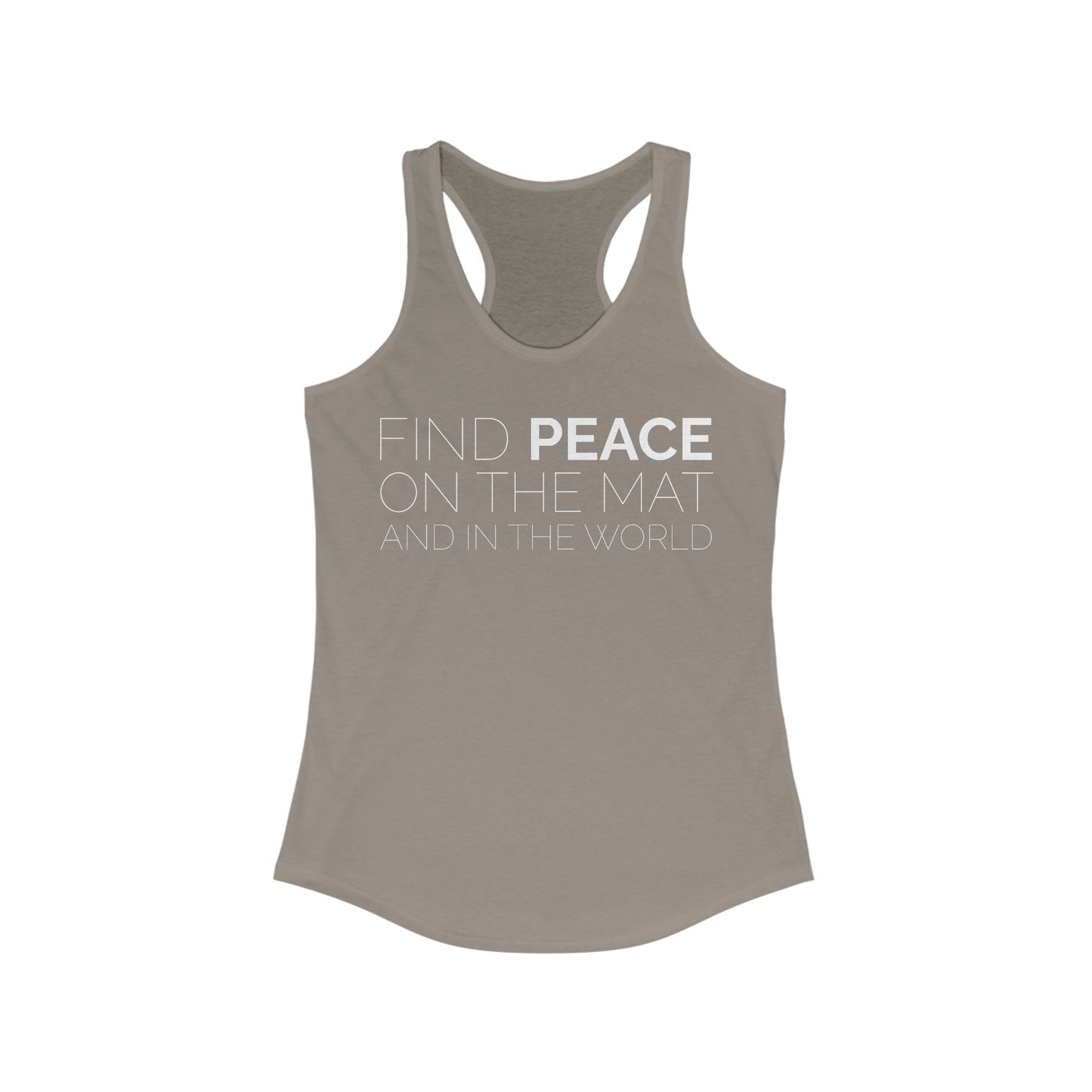 Oklahoma Yoga - Women's Fitted Racerback Tank