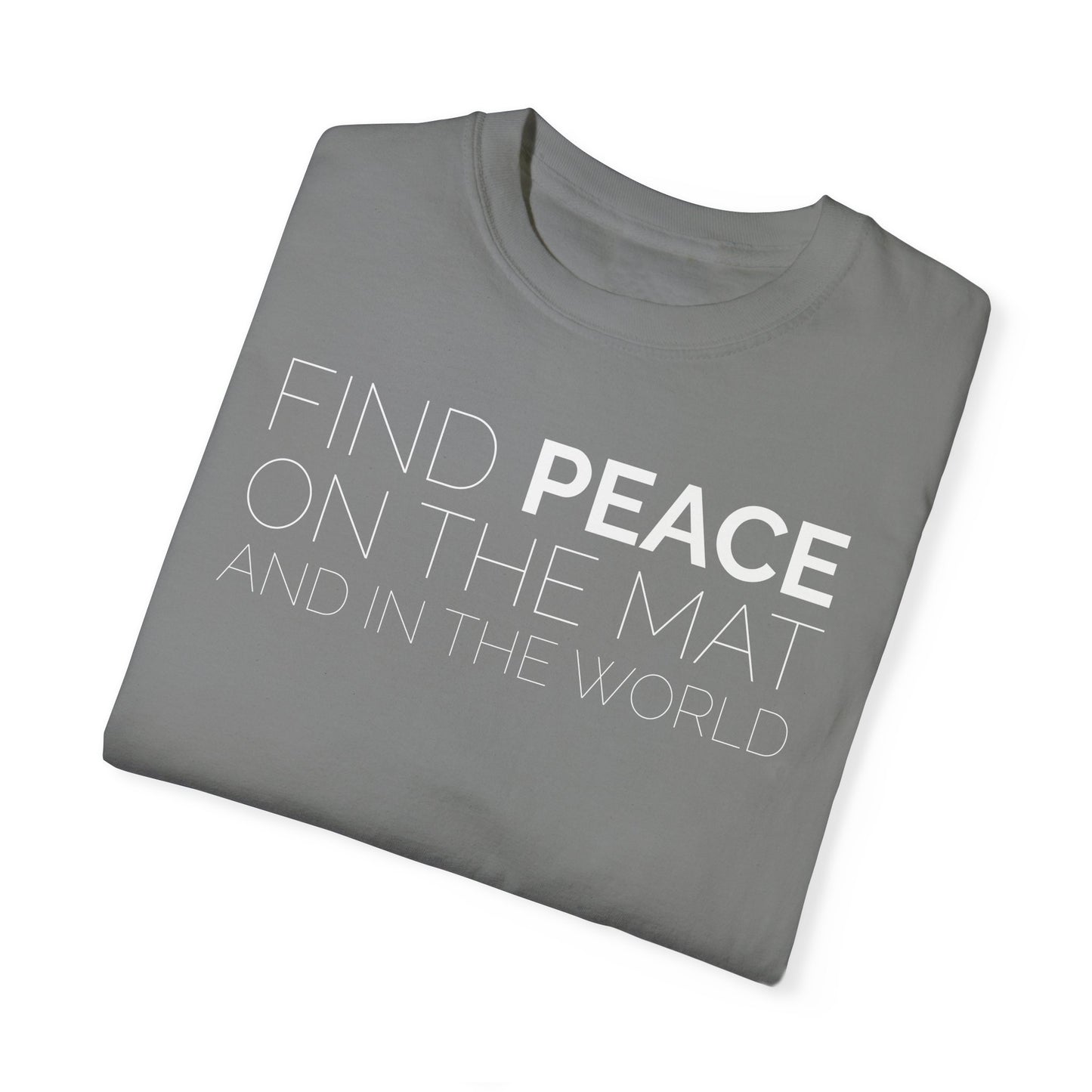 Oklahoma Yoga - Comfort Colors Unisex Tee with Backside Logo