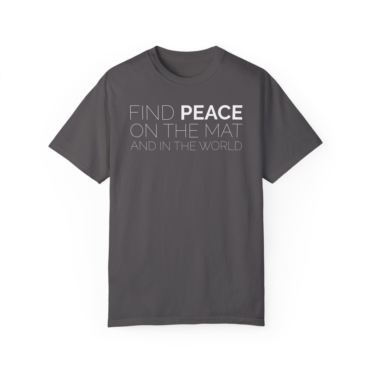 Oklahoma Yoga - Comfort Colors Unisex Tee with Backside Logo