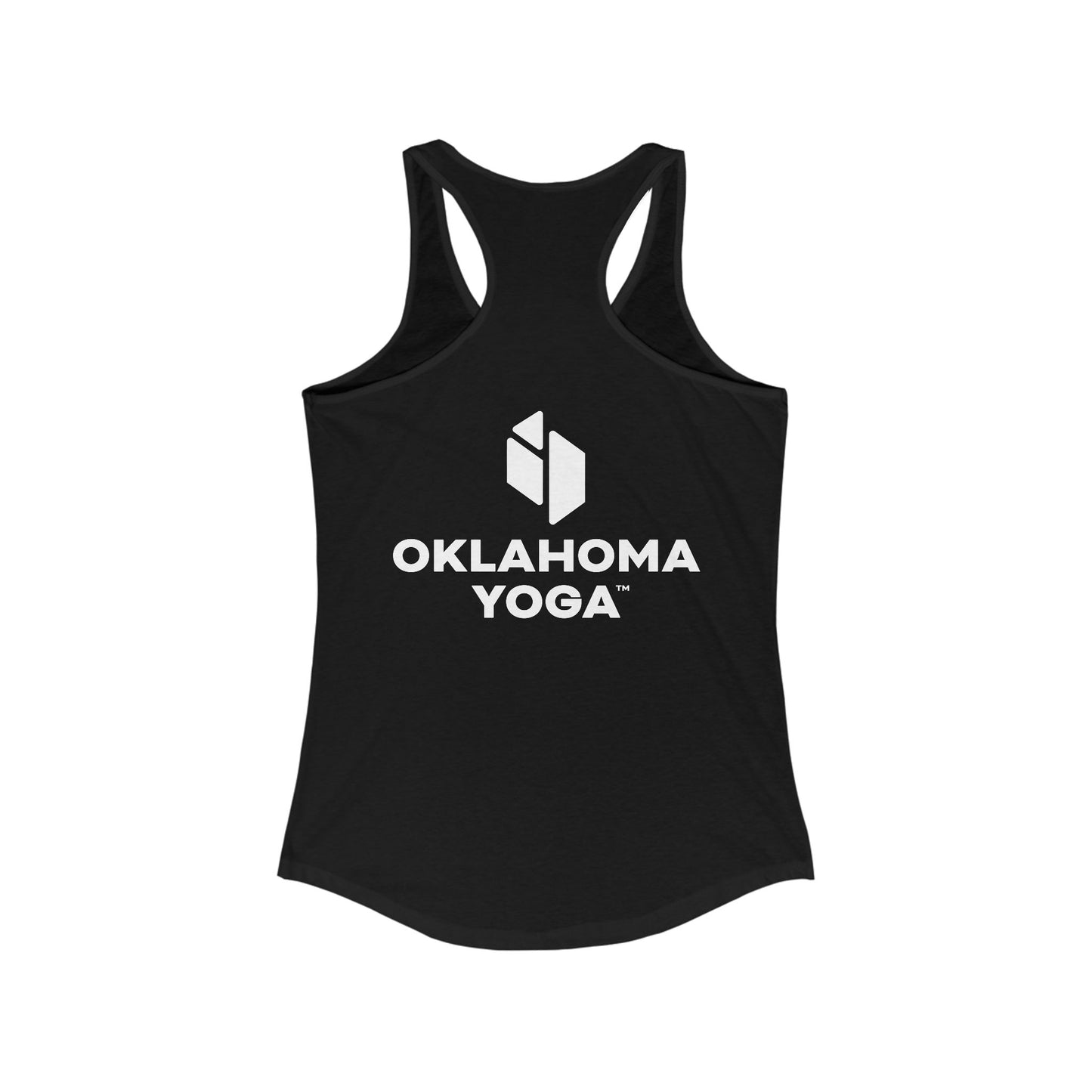 Oklahoma Yoga - Women's Fitted Racerback Tank