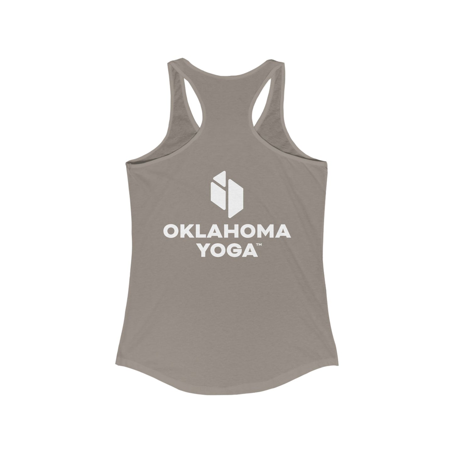 Oklahoma Yoga - Women's Fitted Racerback Tank