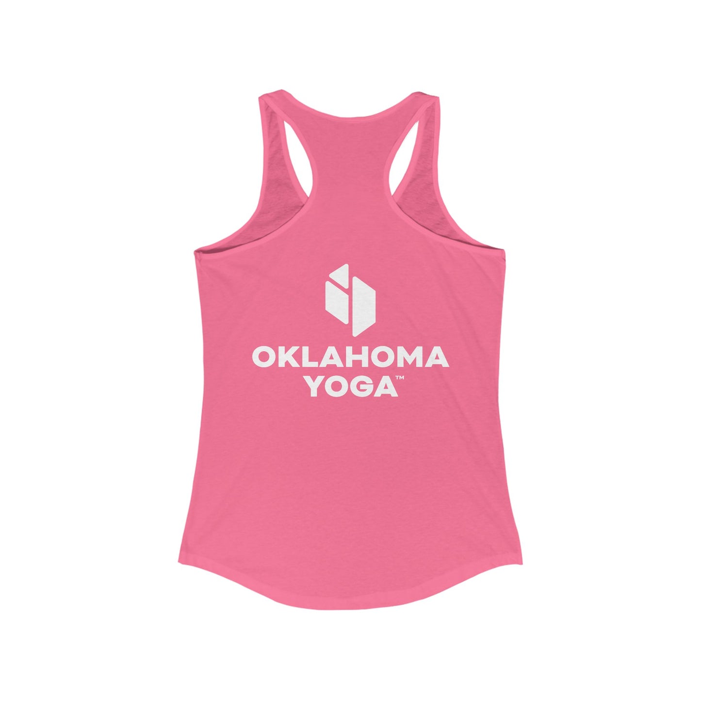 Oklahoma Yoga - Women's Fitted Racerback Tank