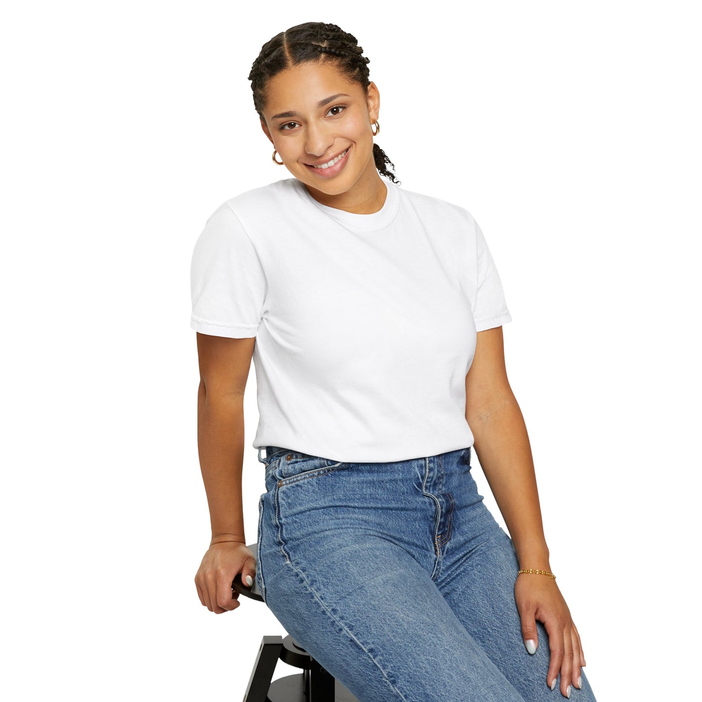 Oklahoma Yoga - Comfort Colors Unisex Tee with Backside Logo